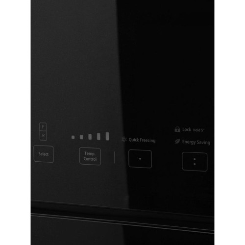 Холодильник Hitachi HRTN7489DF GBKCS 2-хкамерн. черный стекло инвертер