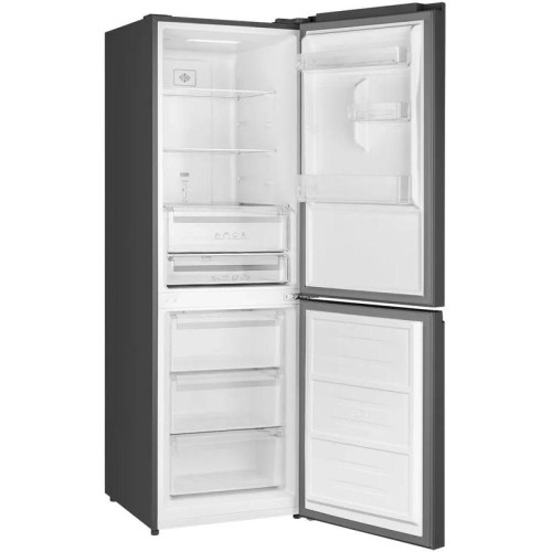 Холодильник Weissgauff WRK 185 Total NoFrost Inverter Black Glass 2-хкамерн. черный инвертер
