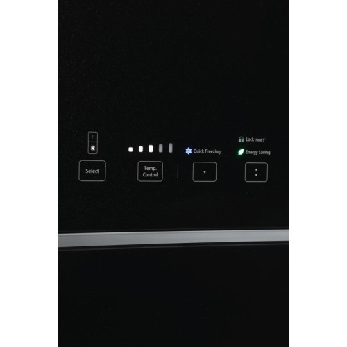 Холодильник Hitachi R-VG660PUC7-1 GBK 2-хкамерн. черный стекло инвертер