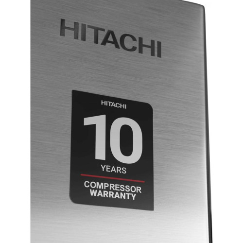 Холодильник Hitachi HRTN7489DF BSLCS 2-хкамерн. серебристый инвертер