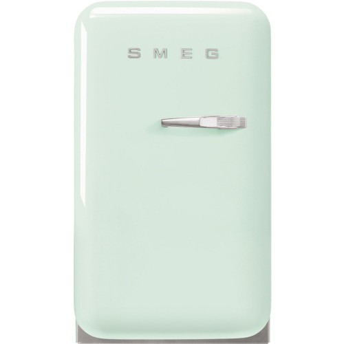 Холодильник SMEG/ Отдельностоящий минибар, пастельный зеленый, стиль 50-х гг., петли слева