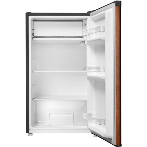 Холодильник Maunfeld MFF83WD 1-нокамерн. дерево/черный мат.