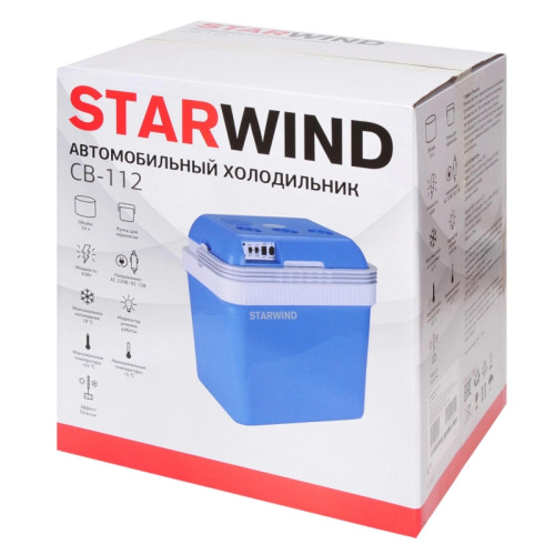 Автохолодильник Starwind CB-112 24л 48Вт голубой/белый (уценка) Автохолодильник Starwind CB-112 24л 48Вт голубой/белый (уценка)