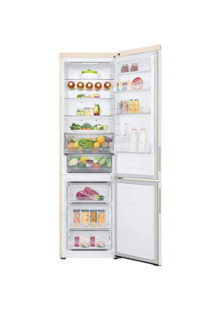 Холодильник LG GC-B509AEMW 2-хкамерн. бежевый инвертер