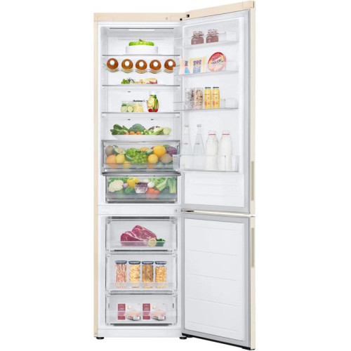Холодильник LG GC-B509AEMW 2-хкамерн. бежевый инвертер