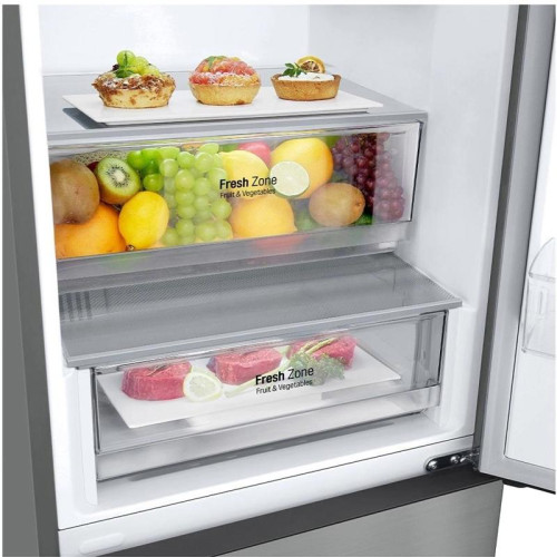 Холодильник LG GC-B459ANMW 2-хкамерн. серебристый инвертер