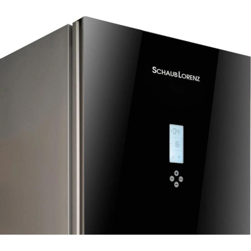 Холодильник Schaub Lorenz SLU S379Y4E 2-хкамерн. черное стекло