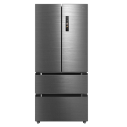 Холодильник Midea/ MDK/Холодильник Midea, объем 471 л, холодильная камера 340 л, морозильная камера 131 л, инверторный компрессор, Full No Frost, дисплей, Duo Control, независимая зона Vario Box, управление через приложение, Wi-Fi, энергоэффективность А+,