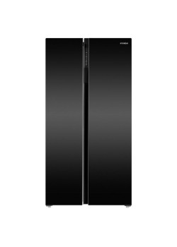 Холодильник Hyundai CS6503FV 2-хкамерн. черное стекло инвертер
