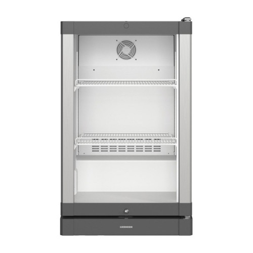 Холодильник Liebherr/ Холодильник-витрина с циркуляционным воздушным охлаждением, 816 х 49,7 х 55,8 см, 110 л, серебристый