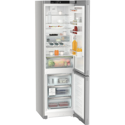 Холодильники LIEBHERR/ Plus, EasyFresh, МК NoFrost, 3 контейнера МК, в. 201,5 см, ш. 60 см, класс ЭЭ A++, внутренние ручки, белое стекло