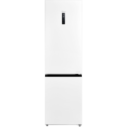 Холодильник MIDEA/ MDK/Холодильник MIDEA, отдельностоящий, полезный объем 386 л (263/123), Full No Frost, металлическая панель Metall Cooling, сенсорное управление, дисплей, 3D LED освещение, энергоэффективность А++, цвет белый