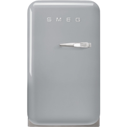 Холодильник SMEG/ Холодильник SMEG, отдельностоящий, стиль 50-х, однокамерный, объем 34 л, стандартный компрессор, энергоэффективность С, цвет серебристый