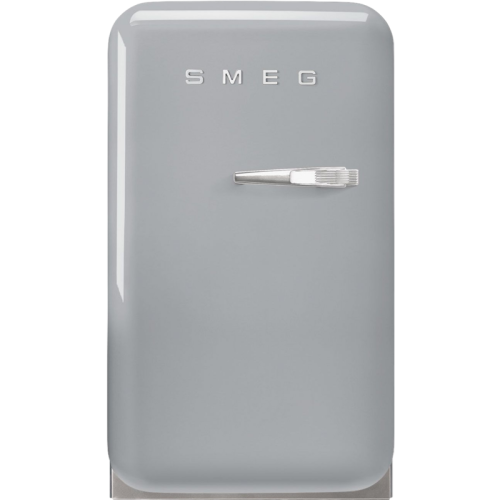 Холодильник SMEG/ Холодильник SMEG, отдельностоящий, стиль 50-х, однокамерный, объем 34 л, стандартный компрессор, энергоэффективность С, цвет серебристый