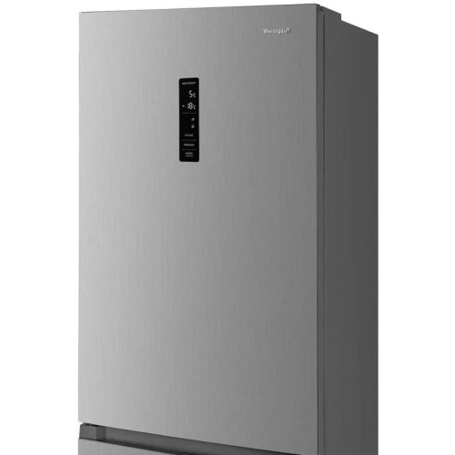 Холодильник Weissgauff WRK 185 Total NoFrost Inverter Inox 2-хкамерн. нержавеющая сталь инвертер