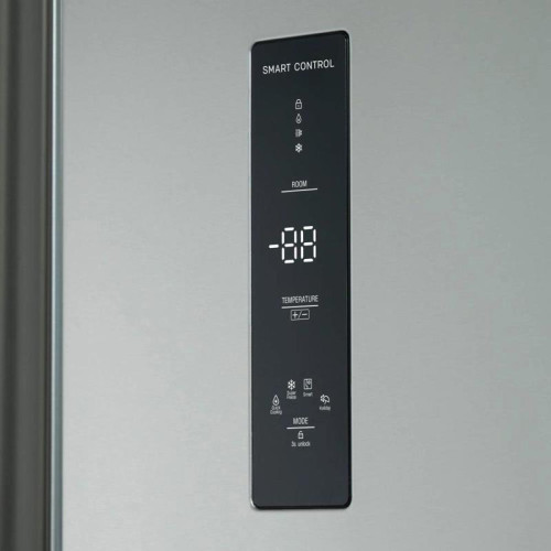 Холодильник Бирюса SBS 400 I 2-хкамерн. нержавеющая сталь