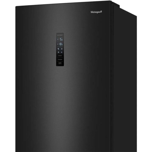 Холодильник Weissgauff WRK 2000 Total NoFrost Inverter Black Inox 2-хкамерн. черный инвертер Холодильник Weissgauff WRK 2000 Total NoFrost Inverter Black Inox 2-хкамерн. черный инвертер