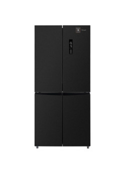 Холодильник Weissgauff WCD 450 XB NoFrost Inverter 2-хкамерн. черный инвертер