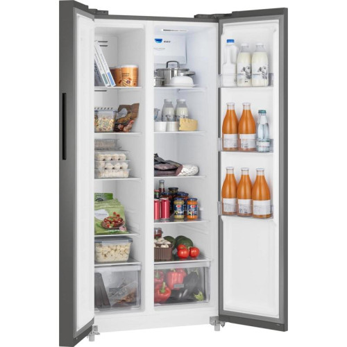 Холодильник Weissgauff WSBS 500 Inverter NoFrost Dark Grey 2-хкамерн. серый