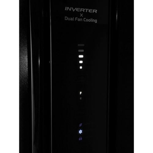 Холодильник Hitachi HRTN7489DF BBKCS 2-хкамерн. черный инвертер