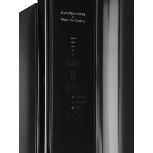 Холодильник Hitachi HRTN7489DF BBKCS 2-хкамерн. черный инвертер