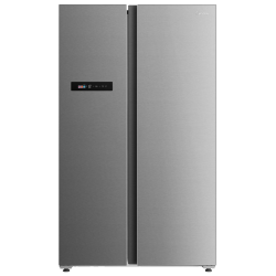 Холодильник side-by-side Midea/ MDK/Холодильник side-by-side Midea, объем 604 л, холодильная камера 384 л, морозильная камера 220 л, инверторный компрессор, Full No Frost, дисплей, Duo Control, зона регулируемой влажности, винная полка, управление через п