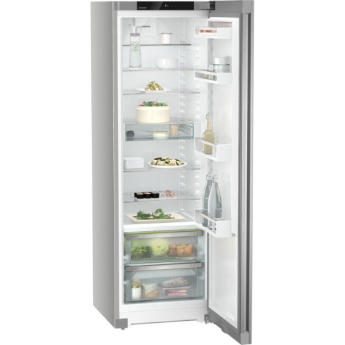 Холодильник Liebherr/ Plus, BioFresh 2 контейнера, в. 185,5 cм, ш. 60 см, класс ЭЭ A+, без МК, внутренние ручки, покрытие SteelFinish