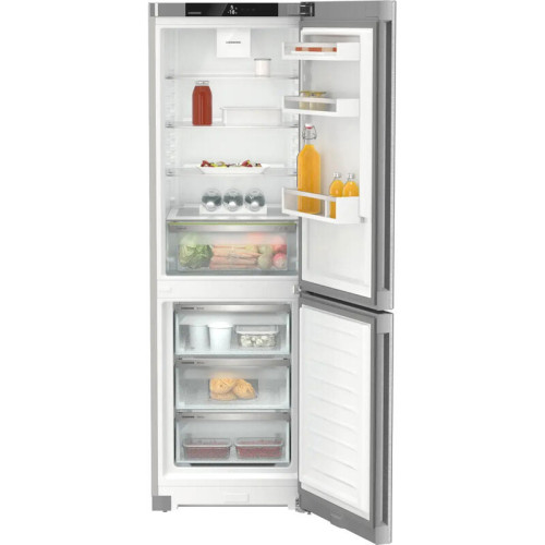 Холодильники LIEBHERR/ Pure, EasyFresh, МК NoFrost, 3 контейнера МК, в. 185,5 см, ш. 60 см, класс ЭЭ A++, внутренние ручки, двери из нерж. стали