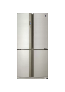 Холодильник Sharp/ 172x89.2x77.1 см, объем камер 345+211, No Frost, морозильная камера снизу, бежевый
