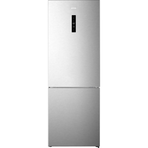 Отдельностоящий холодильник Gorenje NRK720EAXL4 двухкамерный, объем 495 л, MultiFlow, FreshZone, электронное управление, цифровой дисплей, инверторный компрессор, R600A, энергоэффективность А++, уровень шума 36 дБ, цвет серый