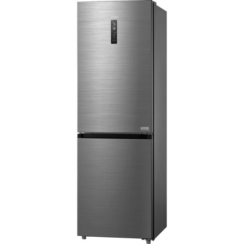 Холодильник MIDEA/ MDK/Холодильник MIDEA, отдельностоящий, полезный объем 346 л (223/123), Full No Frost, металлическая панель Metall Cooling, сенсорное управление, дисплей, LED освещение, энергоэффективность А+, цвет нержавеющая сталь