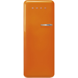 Холодильник SMEG/ Холодильник SMEG, отдельностоящий, стиль 50-х, однокамерный, внутренняя морозильная камера, объем 270 л, инверторный компрессор, энергоэффективность С, цвет оранжевый
