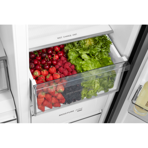 Холодильник Toshiba/ Холодильник Toshiba, Side-by-Side, ВхШхГ 1775х910х698 мм, полезный объем 600 л (380 + 220), Full No Frost, инверторный компрессор, антибактериальный модуль PureBio, металлическая задняя стенка, зона максимальной влажности, зона регули