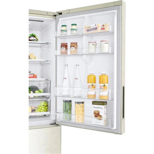 Холодильник LG GC-B569PECM 2-хкамерн. бежевый глянц. инвертер
