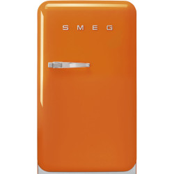 Холодильник SMEG/ Отдельностоящий однодверный холодильник, стиль 50-х годов, 54,5 см, оранжевый, петли справа