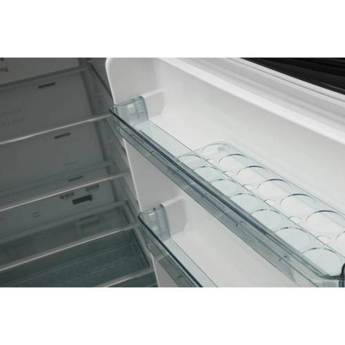 Холодильник Hitachi HRTN7489DF GBKCS 2-хкамерн. черный стекло инвертер