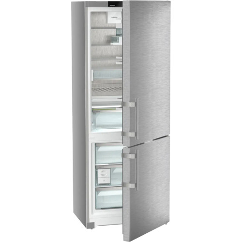 Холодильник Liebherr/ Prime,Easy Fresh 1 контейнер, МК NoFrost, 3 контейнера МК, в. 201,5 см, ш. 74.5см, класс ЭЭ A++, ручки с толкателями, двери из нерж. стали, дисплей