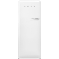 Холодильник SMEG/ Холодильник SMEG, отдельностоящий, стиль 50-х, однокамерный, внутренняя морозильная камера, объем 270 л (244 + 26), LED освещение, инверторный компрессор, энергоэффективность С, цвет белый