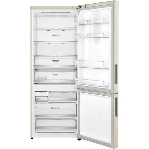 Холодильник LG GC-B569PECM 2-хкамерн. бежевый глянц. инвертер