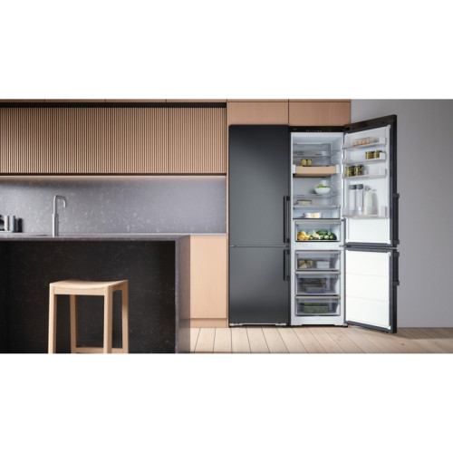 Холодильник ASKO/ Арт. 745893 ; Холодильник ASKO, отдельностоящий, высота 203 см, Total NoFrost, объем 409 л (279+130), металлическая задняя стенка, дверная ручка Easy Open, TFT дисплей, Wi-Fi, ночной режим, автоматический контроль влажности, телескопичес