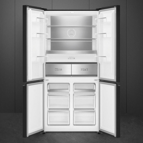 Холодильник SMEG/ Холодильник SMEG, отдельностоящий, 4-x дверный, LED подсветка, конвекция, MultiFlow, MultiZone, быстрая заморозка, электронный контроль температуры, инверторный компрессор, сигнал открытой дверцы, полезный объем 522 л, энергоэффективност
