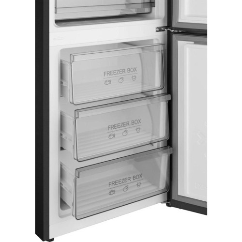 Холодильник Weissgauff WRK 185 Total NoFrost Inverter Black 2-хкамерн. черный