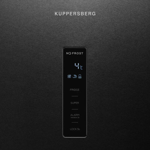 Холодильник KUPPERSBERG/ Холодильник KUPPERSBERG, High-Tech, отдельностоящий, однодверный, без МК, объем 387 л, электронное управление, No Frost, LED дисплей, LED освещение, супер охлаждение, режим Холодильник KUPPERSBERG/ Холодильник KUPPERSBERG, High-Tech, отдельностоящий, однодверный, без МК, объем 387 л, электронное управление, No Frost, LED дисплей, LED освещение, супер охлаждение, режим