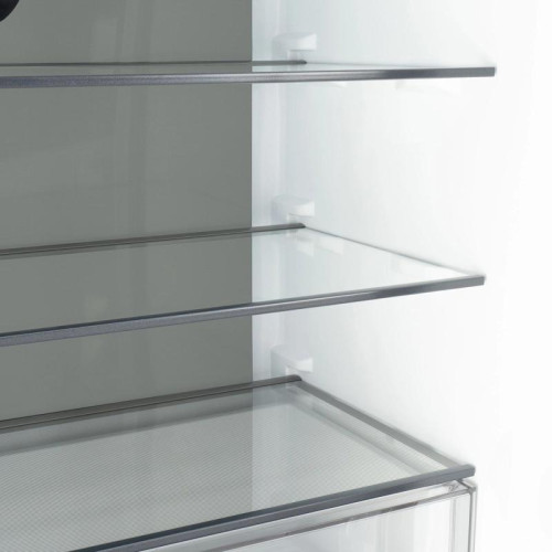 Холодильник Hyundai CM45043F 3-хкамерн. черная сталь