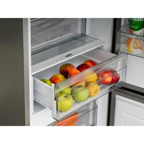 Холодильник Schaub Lorenz SLU S379Y4E 2-хкамерн. черное стекло