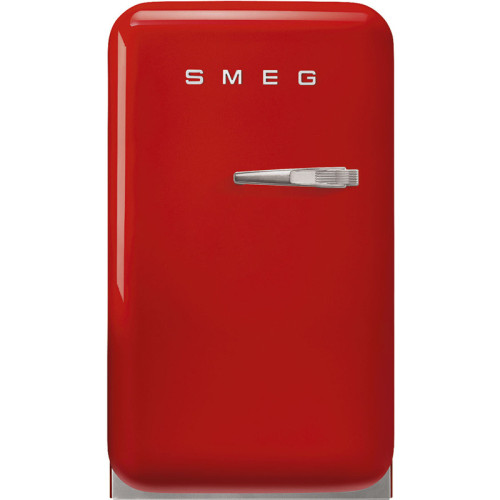 Холодильник SMEG/ Отдельностоящий минибар, красный, стиль 50-х гг, петли слева