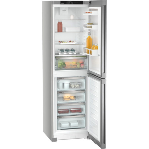 Холодильники LIEBHERR/ Pure, EasyFresh, МК NoFrost, 4 контейнера МК, в. 201,5 см, ш. 60 см, улучшенный класс ЭЭ, внутренние ручки, покрытие SteelFinish