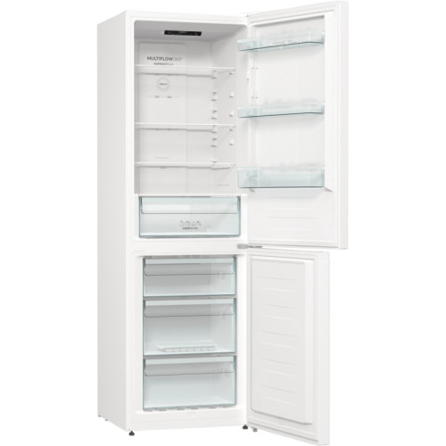 Холодильник Gorenje/ Холодильник Gorenje, отдельностоящий, объем 320 л (210+110 л), No Frost Plus, Multiflow 360, быстрое замораживание, цифровой дисплей, электронное управление, энергоэффективность А++, уровень шума 38 дБ, цвет белый