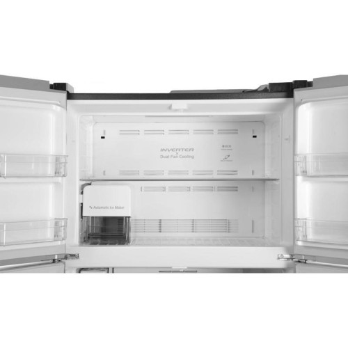 Холодильник Hitachi R-W660PUC7X GS 2-хкамерн. серебристый стекло