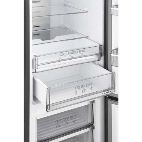 Холодильник Weissgauff WRK 2000 Total NoFrost Inverter Rock Glass 2-хкамерн. графит Холодильник Weissgauff WRK 2000 Total NoFrost Inverter Rock Glass 2-хкамерн. графит